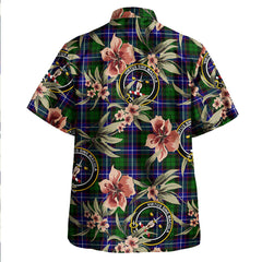 Clan Russell Modern Tartan Crest Badge Aloha Hawaiian Shirt Tropical Old Style VR37 Russell Modern Tartan Tartan Today   