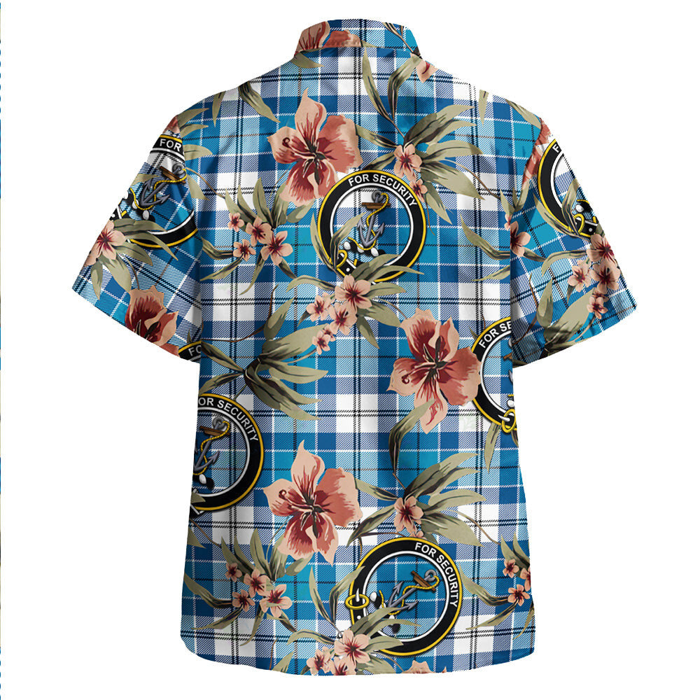 Clan Roberton Tartan Crest Badge Aloha Hawaiian Shirt Tropical Old Style ND81 Roberton Tartan Tartan Today   