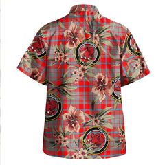 Clan Moubray Tartan Crest Badge Aloha Hawaiian Shirt Tropical Old Style HF41 Moubray Tartan Tartan Today   