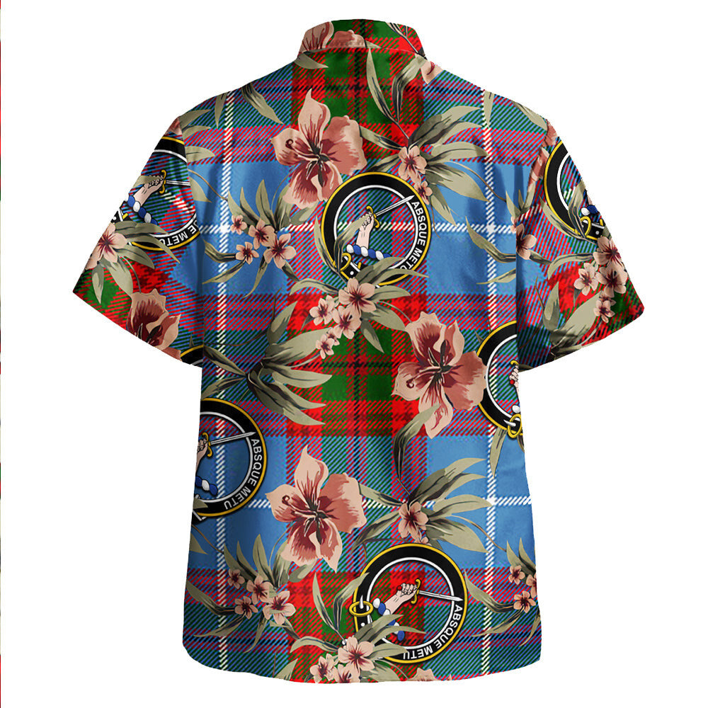 Clan Dalmahoy Tartan Crest Badge Aloha Hawaiian Shirt Tropical Old Style LL81 Dalmahoy Tartan Tartan Today   