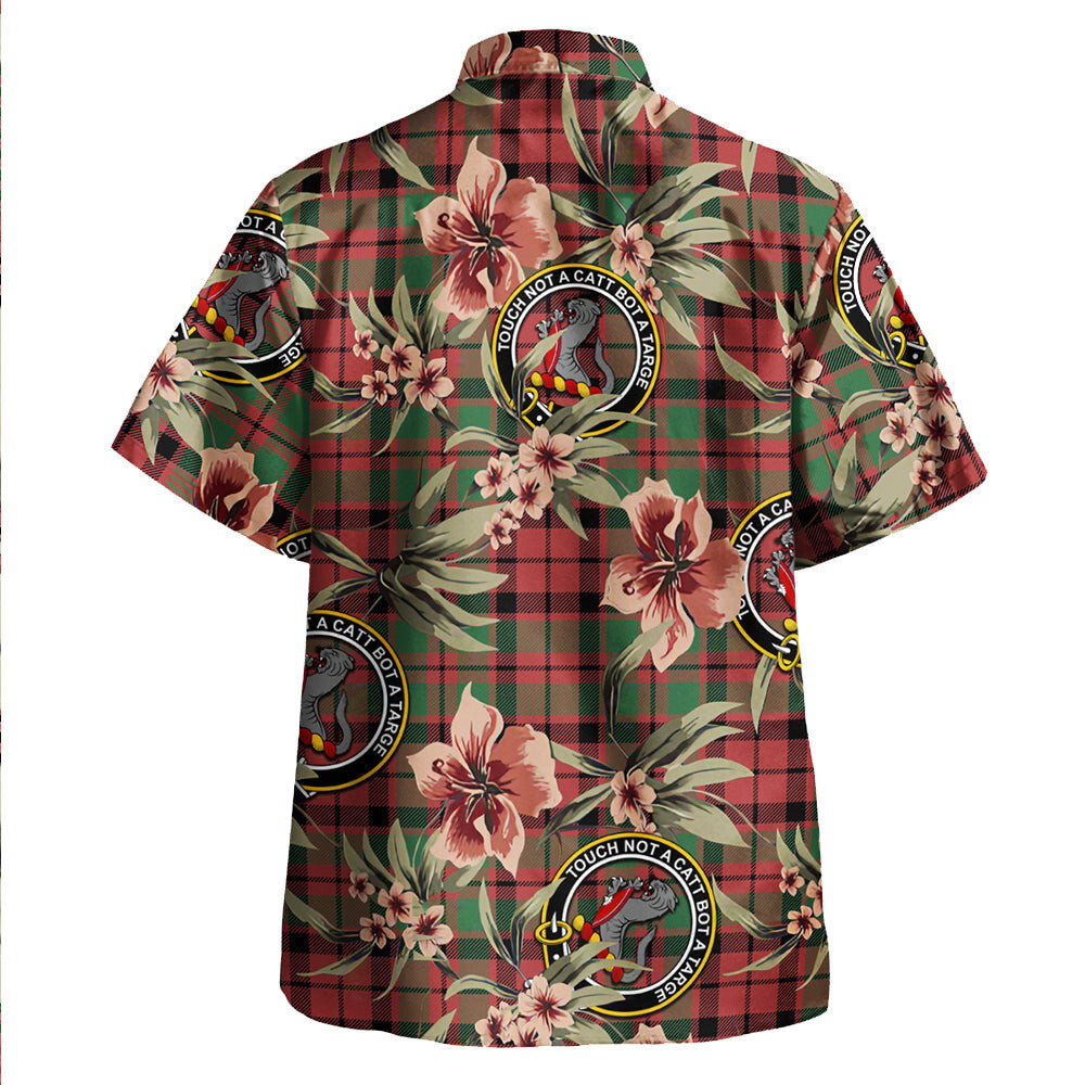 Clan MacBean of Tomatin (MacBain of Tomatin) Ancient Tartan Crest Badge Aloha Hawaiian Shirt Tropical Old Style WT32 MacBean of Tomatin (MacBain of Tomatin) Ancient Tartan Tartan Today   