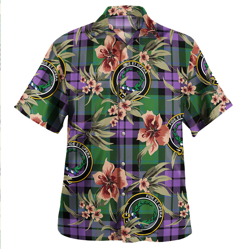 Clan MacArthur of Milton Ancient Tartan Crest Badge Aloha Hawaiian Shirt Tropical Old Style IV37 MacArthur of Milton Ancient Tartan Tartan Today   