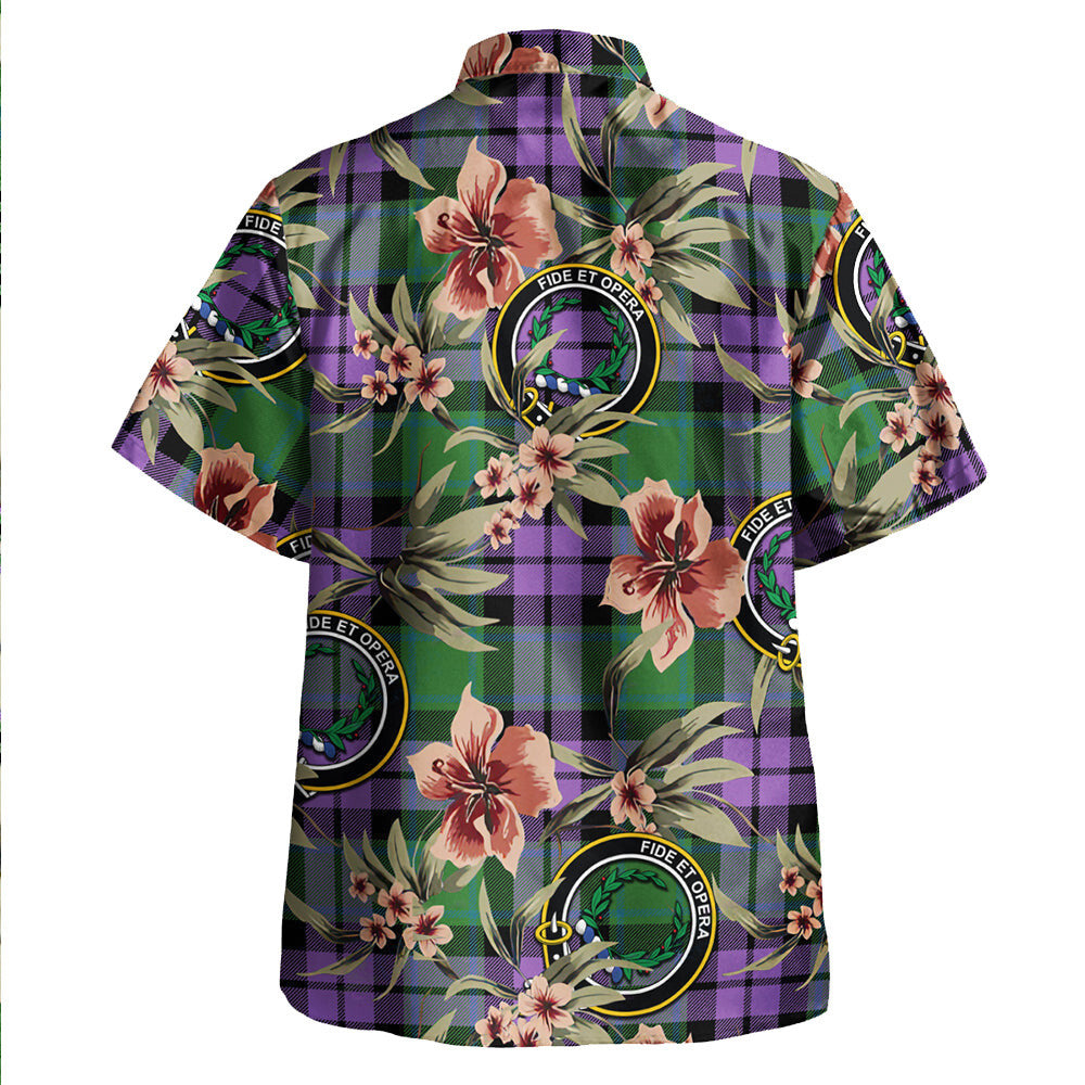 Clan MacArthur of Milton Ancient Tartan Crest Badge Aloha Hawaiian Shirt Tropical Old Style IV37 MacArthur of Milton Ancient Tartan Tartan Today   