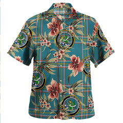 Crichton (Creighton) Ancient Tartan Clan Crest Badge Aloha Hawaiian Shirt Tropical Old Style DT79 Crichton (Creighton) Ancient Tartan Tartan Today   