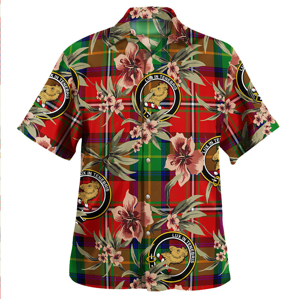 Fullerton Tartan Clan Crest Badge Aloha Hawaiian Shirt Tropical Old Style LW63 Fullerton Tartan Tartan Today   