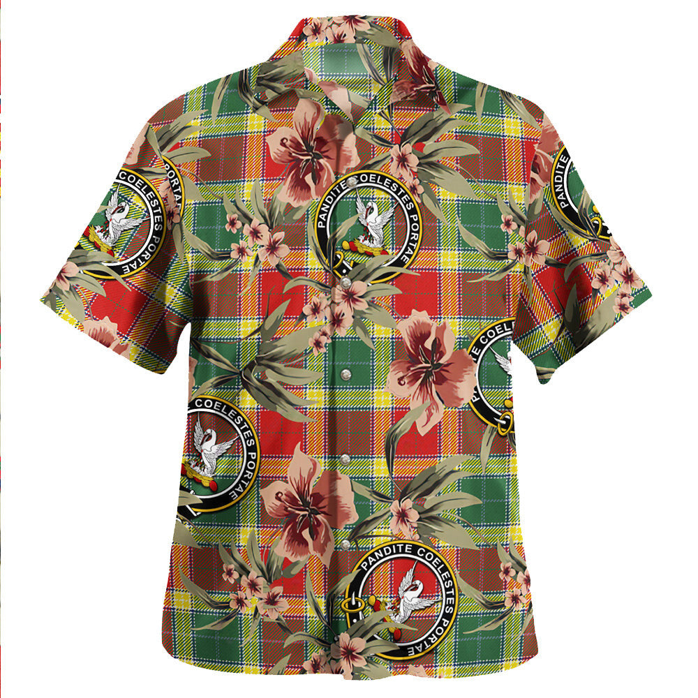 Gibson (Gibbs) Modern Tartan Clan Crest Badge Aloha Hawaiian Shirt Tropical Old Style OO53 Gibson (Gibbs) Modern Tartan Tartan Today   