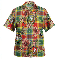 Gibson (Gibbs) Modern Tartan Clan Crest Badge Aloha Hawaiian Shirt Tropical Old Style OO53 Gibson (Gibbs) Modern Tartan Tartan Today   