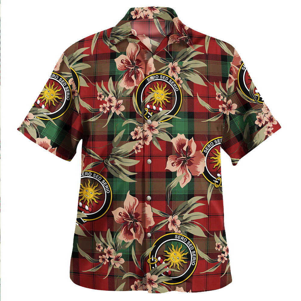 Clan Kerr Modern Tartan Crest Badge Aloha Hawaiian Shirt Tropical Old Style UG34 Kerr Modern Tartan Tartan Today   