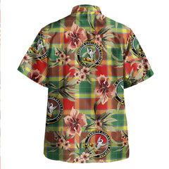 Gibson (Gibbs) Modern Tartan Clan Crest Badge Aloha Hawaiian Shirt Tropical Old Style OO53 Gibson (Gibbs) Modern Tartan Tartan Today   