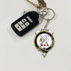 Clan Lennox Tartan Crest Keychain XR70 Clan Lennox Tartan Today   