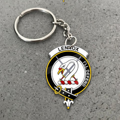 Clan Lennox Tartan Crest Keychain XR70 Clan Lennox Tartan Today   