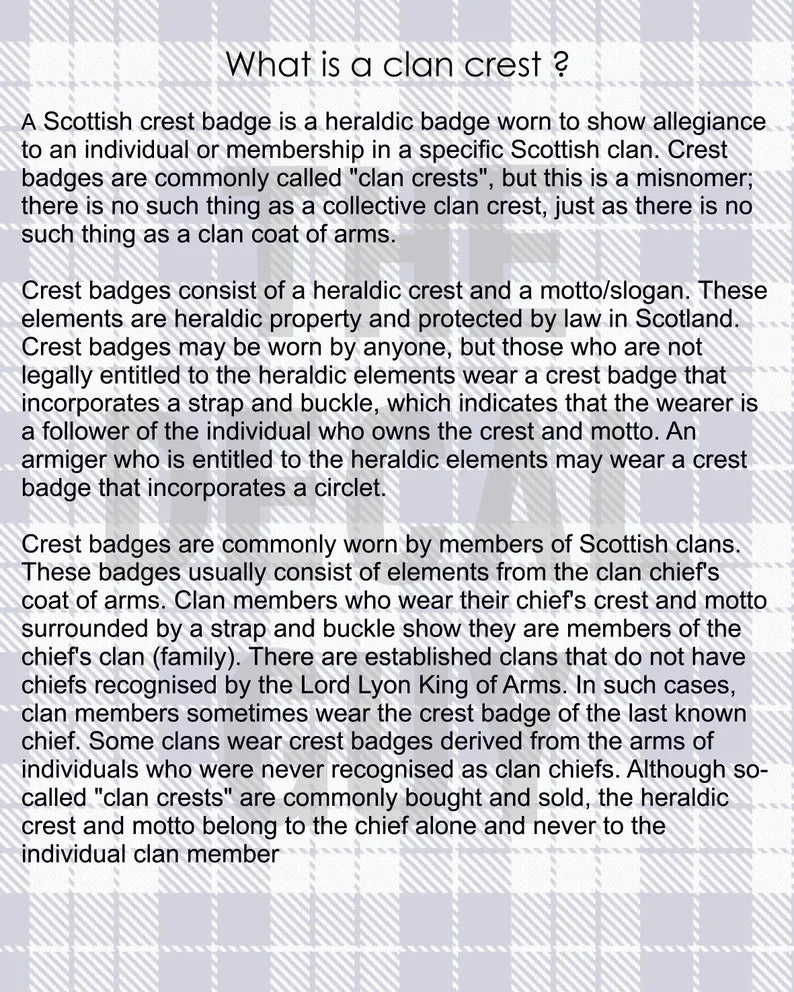 Clan MacCulloch (McCulloch) Tartan Crest, Badges, Heraldry, Clans, Family Scotland PNG, Digital ClipArt High Quality BI53 MacCulloch (McCulloch) Tartan Tartan Today