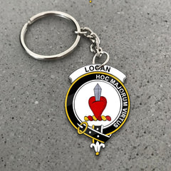 Clan Logan Tartan Crest Keychain RW67 Clan Logan Tartan Today   