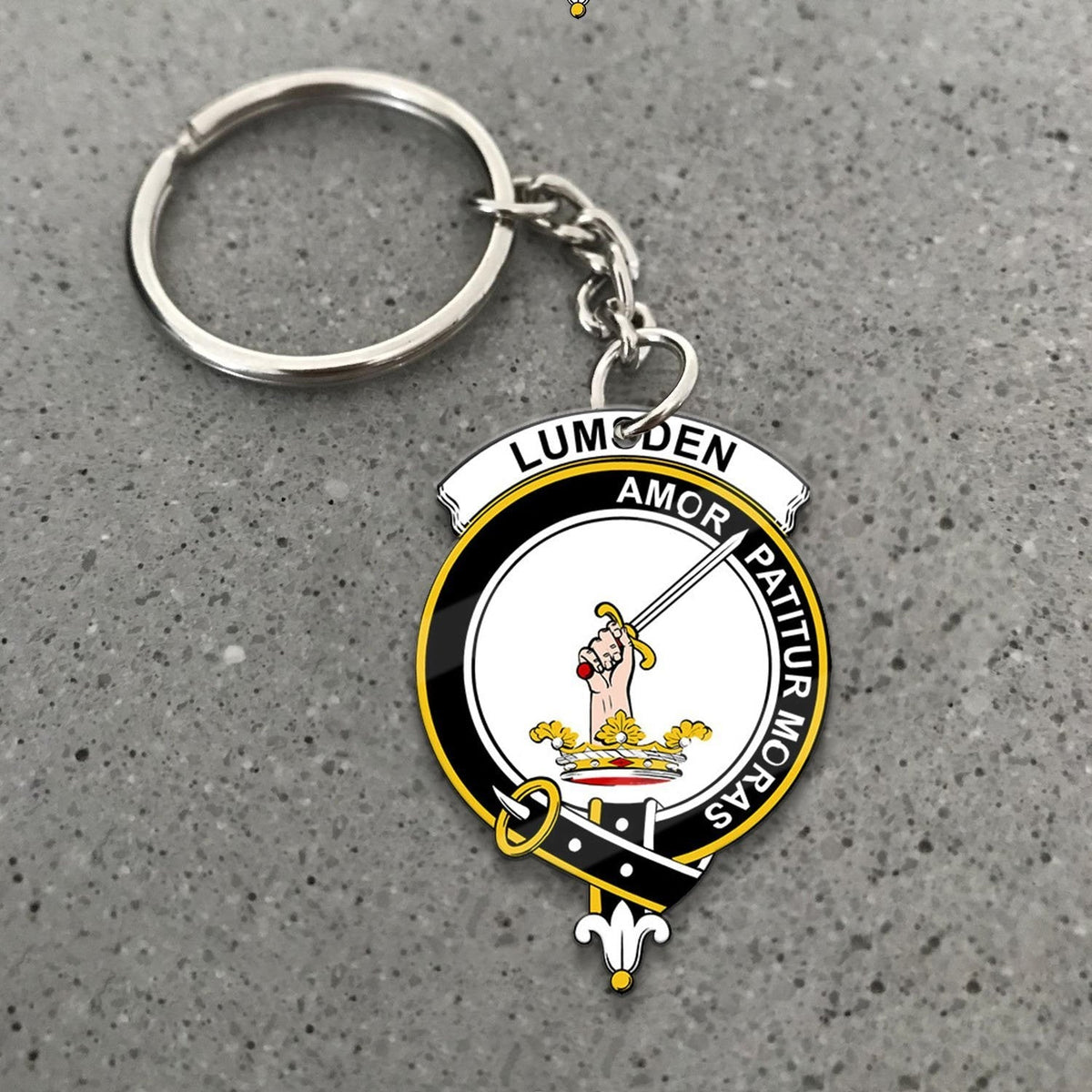 Clan Lumsden Tartan Crest Keychain YC71 Clan Lumsden Tartan Today   