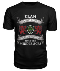 Clan MacArthur Tartan 2D T-ShirtCM24 MacArthur Tartan 2D T-Shirt Tartan T-Shirt Black S MacArthur Tartan 2D T-Shirt