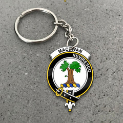 Clan MacEwen Tartan Crest Keychain EW16 Clan MacEwen_MacEwan Tartan Today   