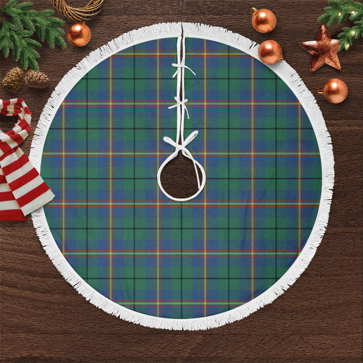 Clan Carmichael Ancient Tartan Christmas Tree Skirt DS24 Carmichael Ancient Tartan Tartan Christmas   