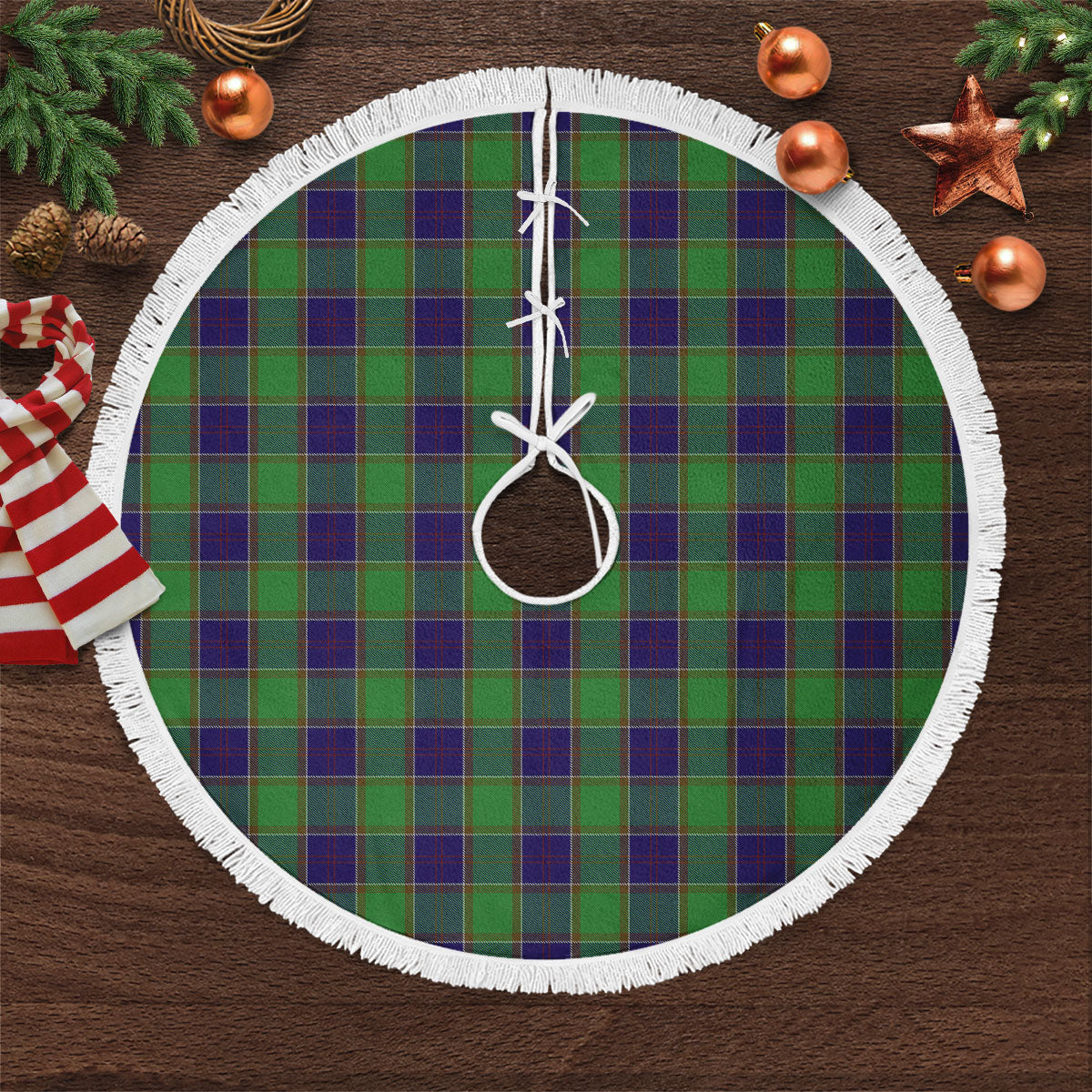 Clan Colville Tartan Christmas Tree Skirt WD55 Colville Tartan Tartan Christmas   