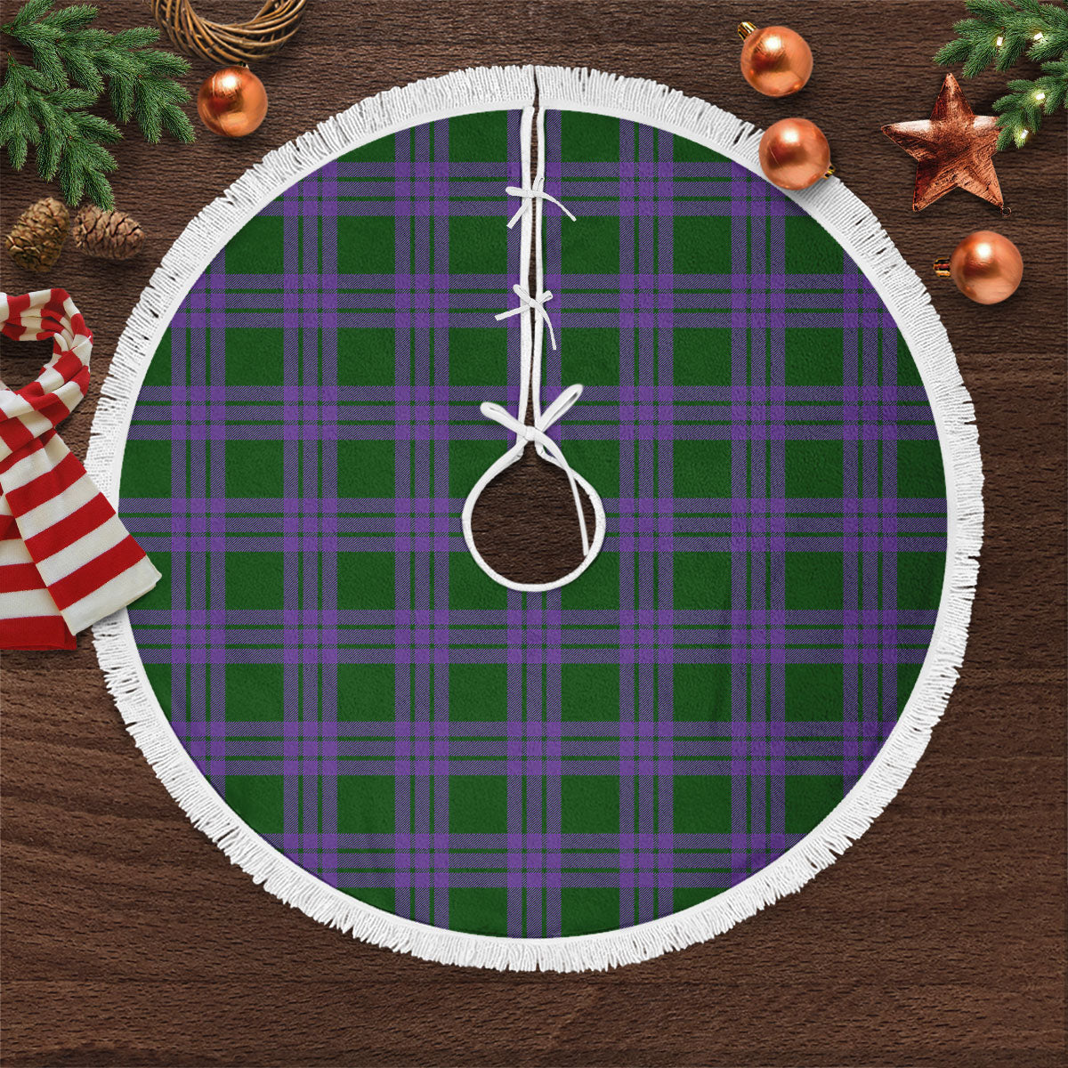 Clan Elphinstone Tartan Christmas Tree Skirt SI72 Elphinstone Tartan Tartan Christmas   