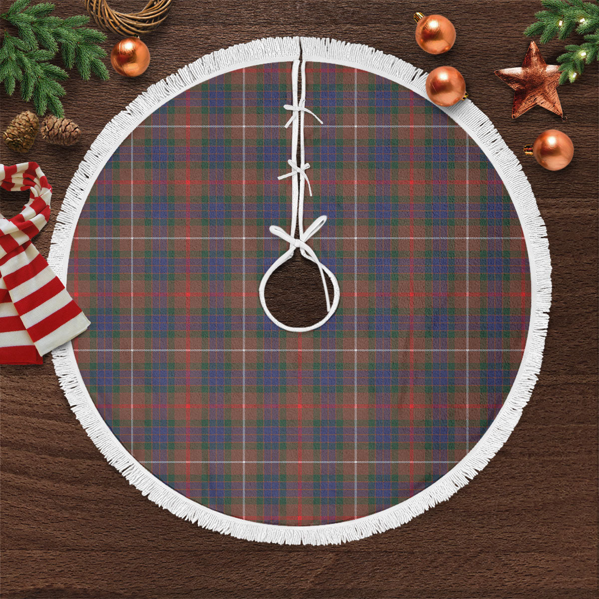 Clan Fraser (of Lovat) Hunting Modern Tartan Christmas Tree Skirt XJ66 Fraser (of Lovat) Hunting Modern Tartan Tartan Christmas   