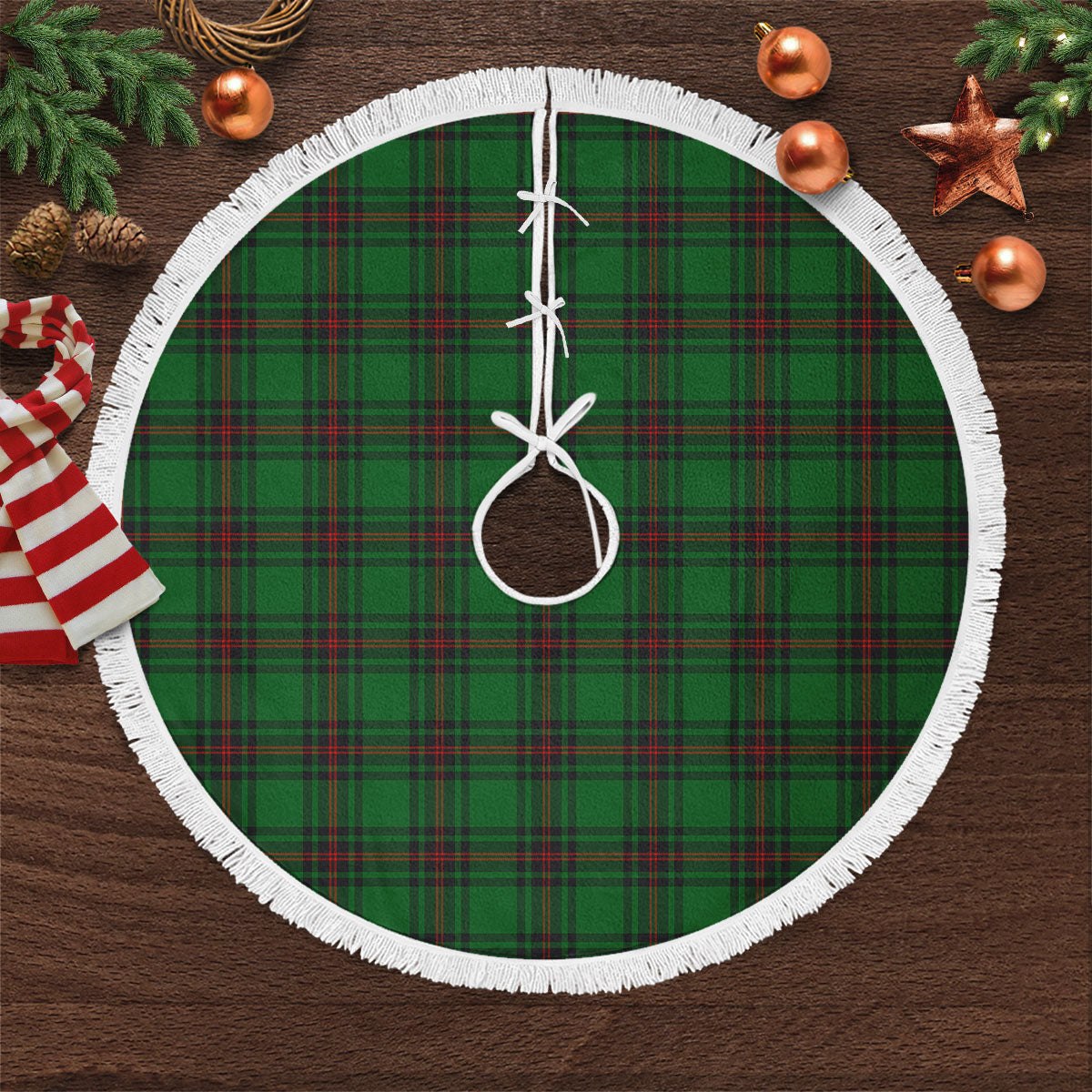 Clan Halkett Tartan Christmas Tree Skirt EY18 Halkett Tartan Tartan Christmas   