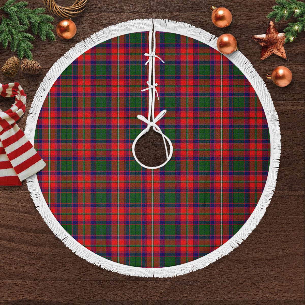 Clan Hopkirk Tartan Christmas Tree Skirt MX18 Hopkirk Tartan Tartan Christmas   