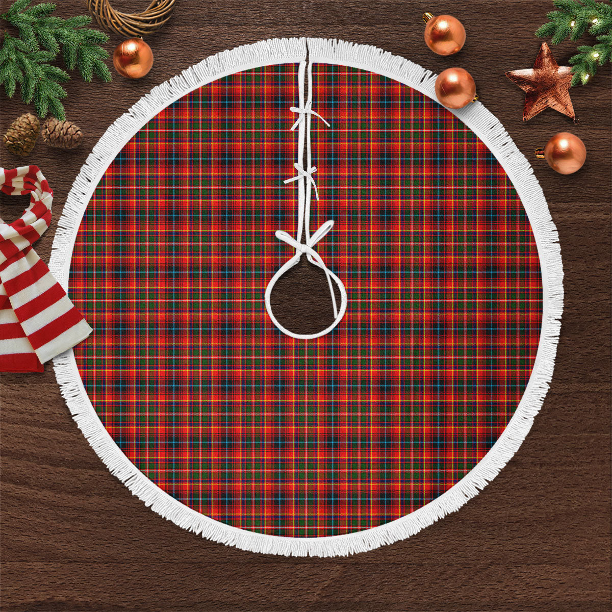 Clan Innes Modern Tartan Christmas Tree Skirt IV84 Innes Modern Tartan Tartan Christmas   