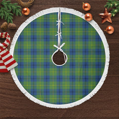 Clan Johnstone Ancient Tartan Christmas Tree Skirt PI60 Johnstone Ancient Tartan Tartan Christmas   