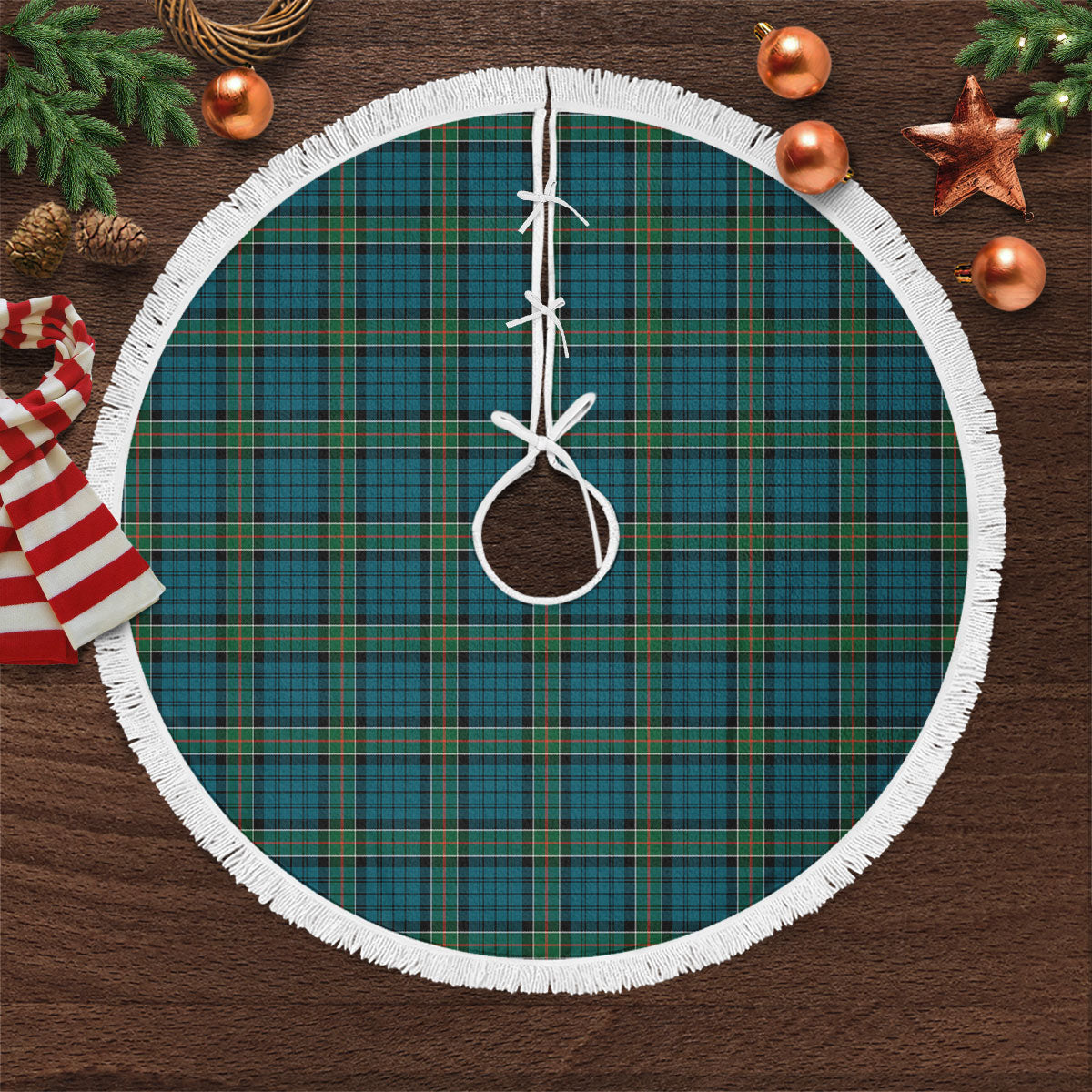 Clan Kirkpatrick Ancient Tartan Christmas Tree Skirt SO10 Kirkpatrick Ancient Tartan Tartan Christmas   