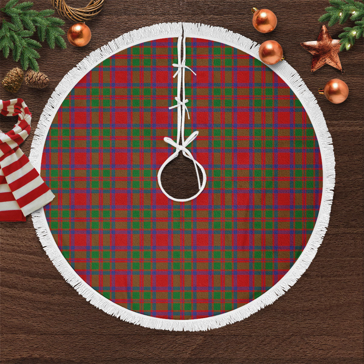 Clan MacKintosh Modern Tartan Christmas Tree Skirt ML81 MacKintosh Modern Tartan Tartan Christmas   