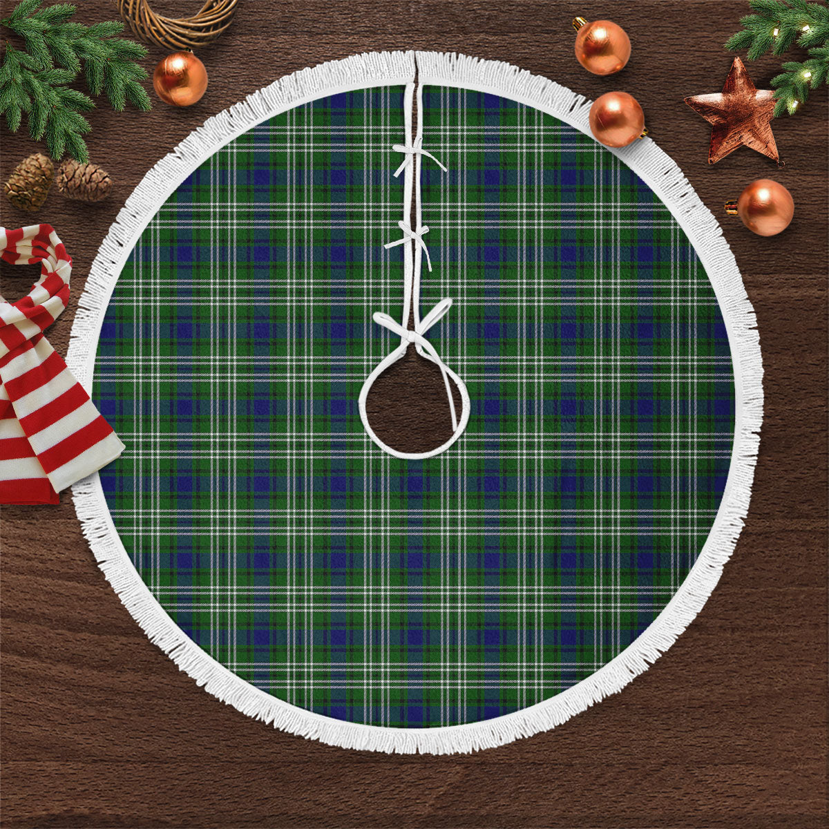 Clan Mow Tartan Christmas Tree Skirt OO67 Mow Tartan Tartan Christmas   