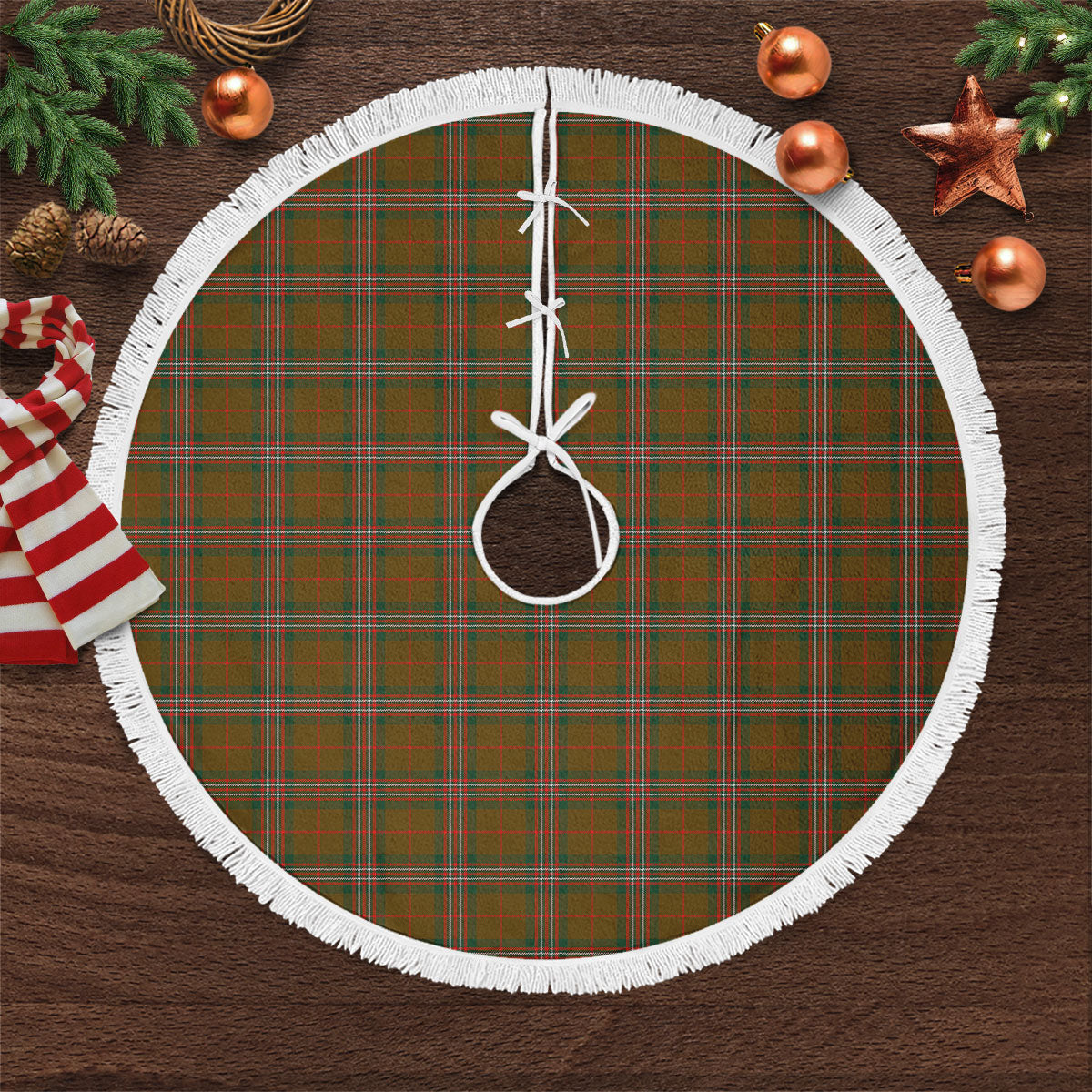 Clan Scott Brown Modern Tartan Christmas Tree Skirt IL69 Scott Brown Modern Tartan Tartan Christmas   