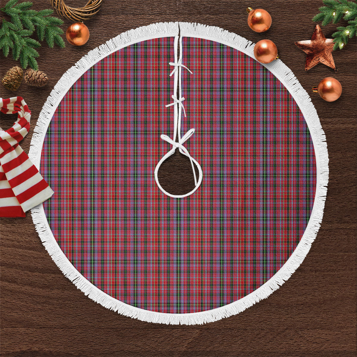 Clan Straiton Tartan Christmas Tree Skirt HC43 Straiton Tartan Tartan Christmas   