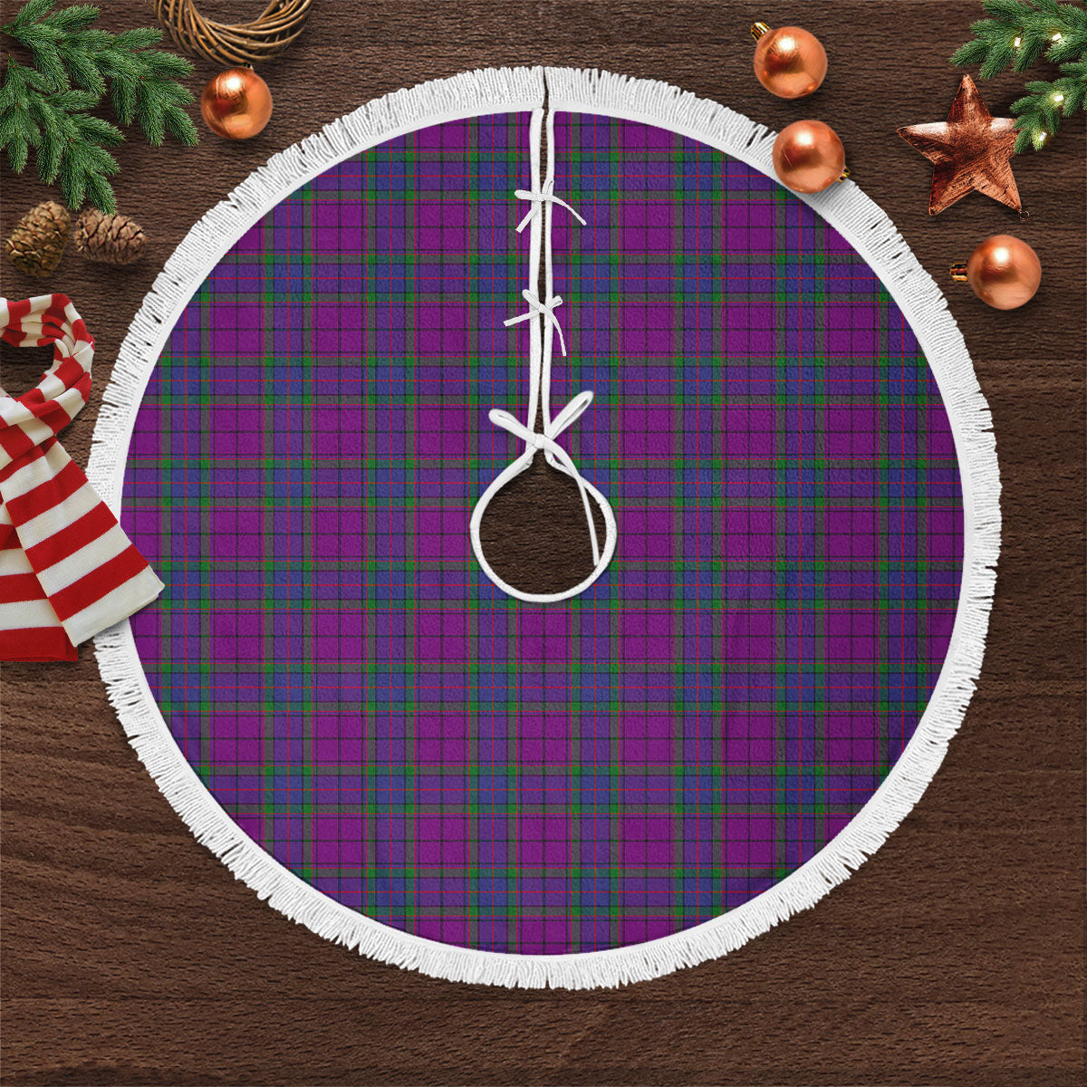 Clan Wardlaw Modern Tartan Christmas Tree Skirt OG86 Wardlaw Modern Tartan Tartan Christmas   