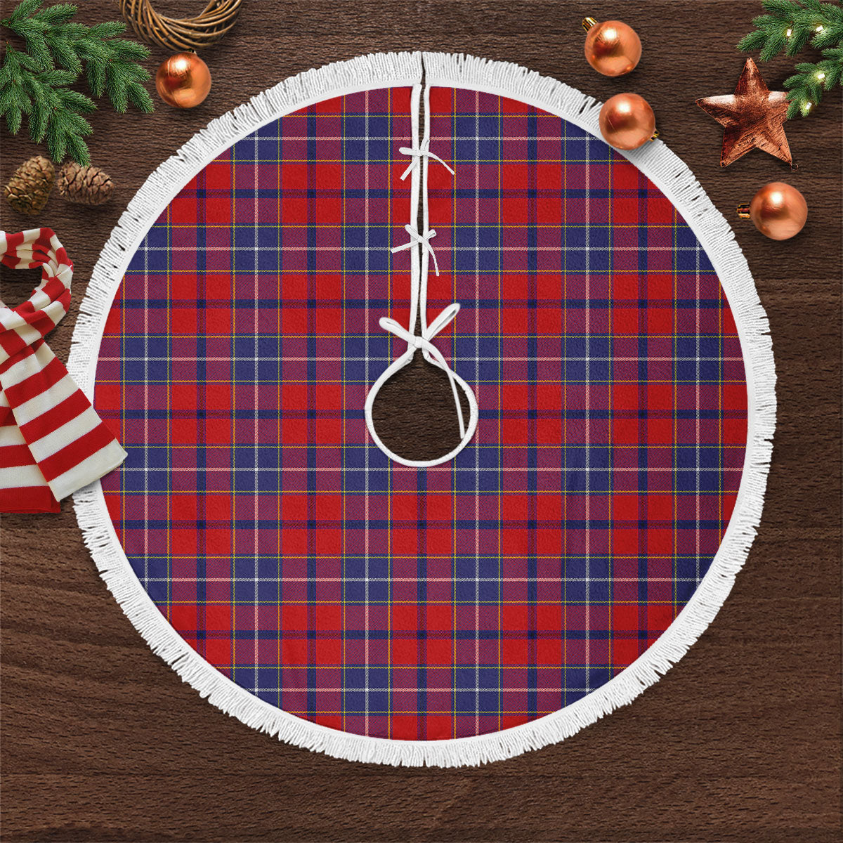 Clan Wishart Dress Tartan Christmas Tree Skirt UK45 Wishart Dress Tartan Tartan Christmas   