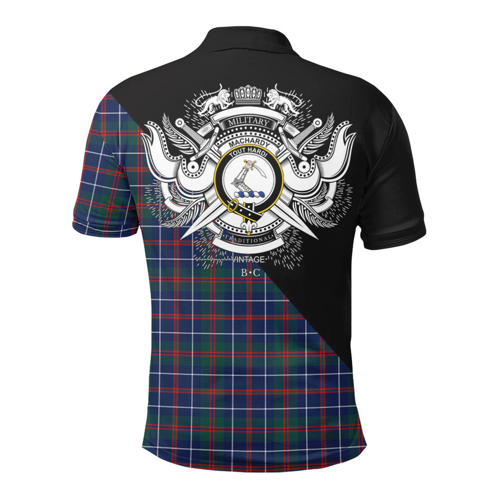 Clan MacHardy Modern Clan - Military Polo Shirt YV59 MacHardy Modern Tartan Tartan Polo   