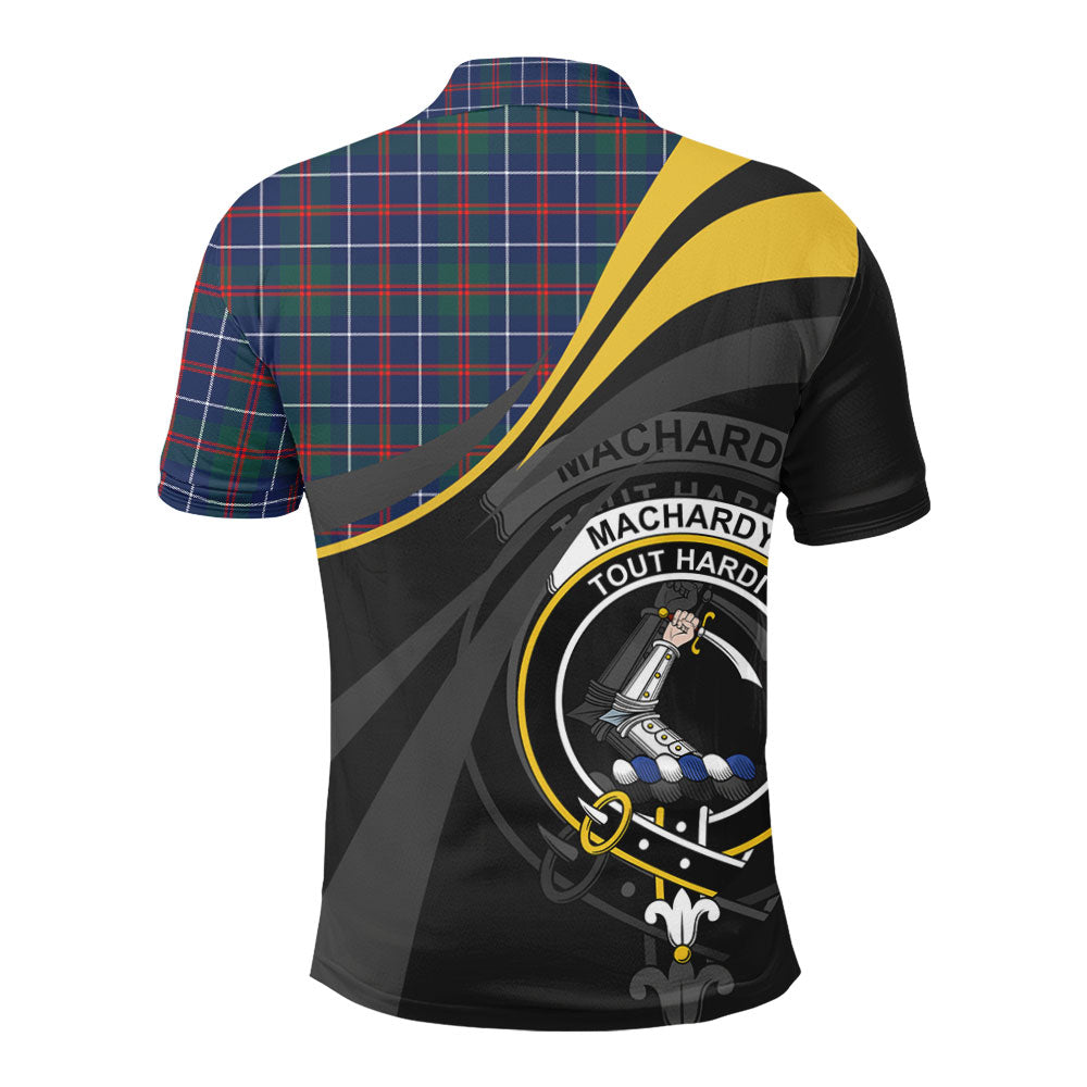 Clan MacHardy Modern Tartan Polo Shirt - Royal Coat Of Arms Style DX73 MacHardy Modern Tartan Tartan Polo   