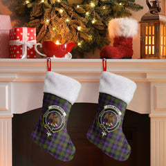 Clan Chalmers (Balnacraig) Tartan Crest Christmas Stocking JN42 Chalmers (Balnacraig) Tartan Tartan Stocking   