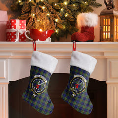 Clan Colquhoun Modern Tartan Crest Christmas Stocking TG90 Colquhoun Modern Tartan Tartan Stocking   