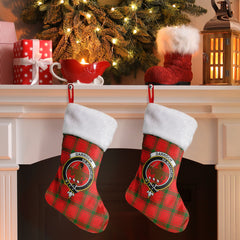 Clan Darroch (Gourock) Tartan Crest Christmas Stocking QY55 Darroch (Gourock) Tartan Tartan Stocking   