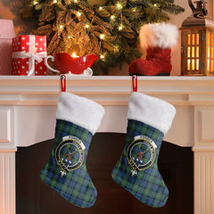 Clan Forbes Ancient Tartan Crest Christmas Stocking UW96 Forbes Ancient Tartan Tartan Stocking   