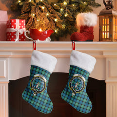 Clan Gunn Ancient Tartan Crest Christmas Stocking RQ60 Gunn Ancient Tartan Tartan Stocking   