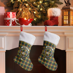 Clan MacMillan Old Modern Tartan Crest Christmas Stocking SN83 MacMillan Old Modern Tartan Tartan Stocking   