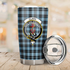 Clan Clark Ancient Tartan Crest Tumbler FF23 Clan Clark Tartan Today   