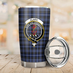 Clan Clark Modern Tartan Crest Tumbler ZN90 Clan Clark Tartan Today   