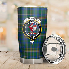 Clan Cockburn Ancient Tartan Crest Tumbler HZ17 Clan Cockburn Tartan Today   