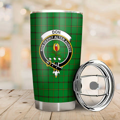 Clan Don Tartan Crest Tumbler JG58 Clan Don Tartan Today   