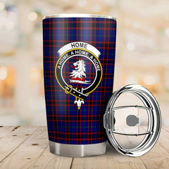 Clan Home Modern Tartan Crest Tumbler JP54 Clan Home/Hume Tartan Today   