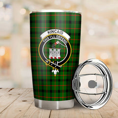 Clan Kincaid Tartan Crest Tumbler PY43 Clan Kincaid Tartan Today   