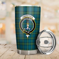 Clan Kirkpatrick Ancient Tartan Crest Tumbler ZJ54 Clan Kirk Tartan Today   